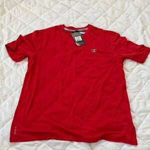 Champion Men's Bold Red Short Sleeve Tee